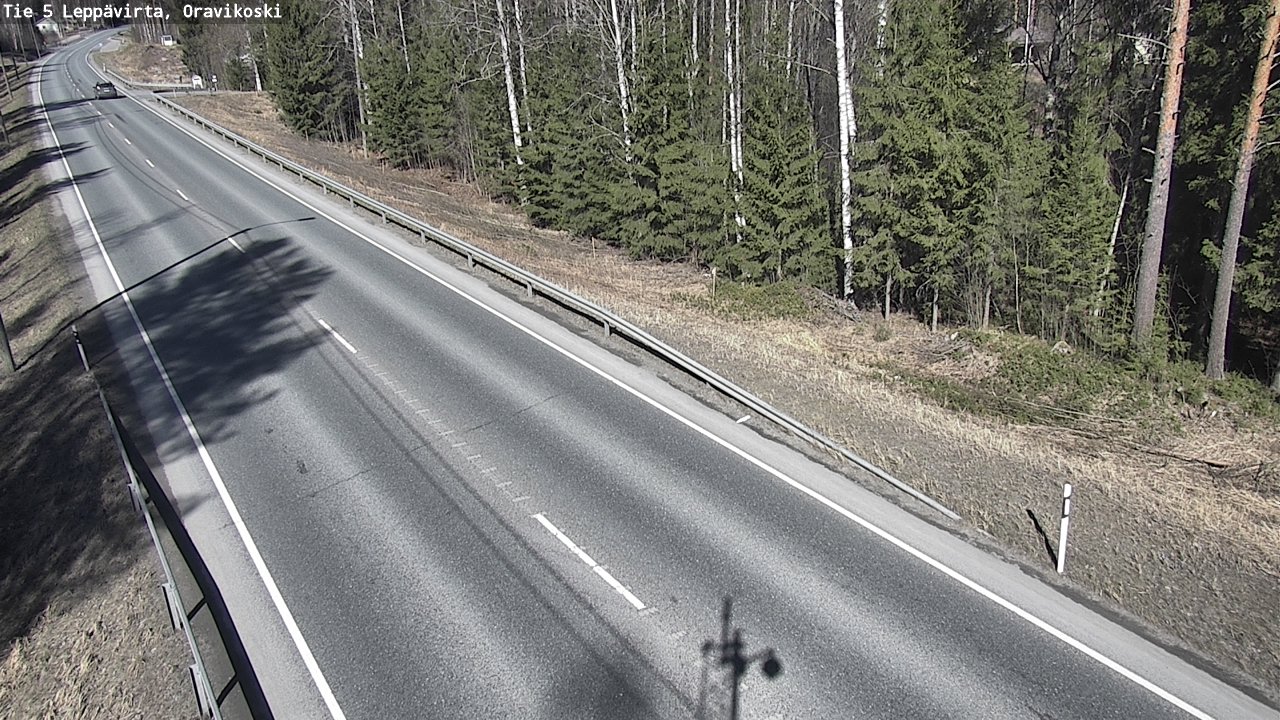 Kelikamerat Kuva Tie 5 Leppävirta, Oravikoski, Leppävirta, Pohjois-Savo