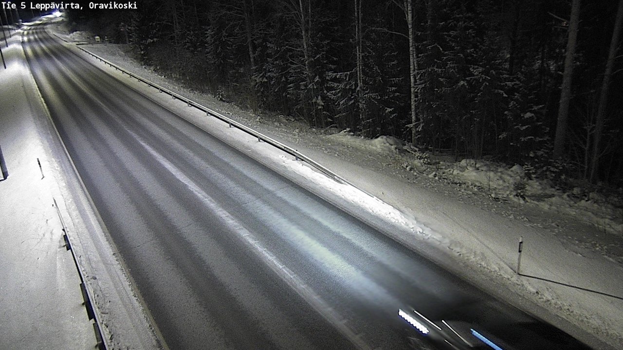 Kelikamerat Kuva Tie 5 Leppävirta, Oravikoski, Leppävirta, Pohjois-Savo