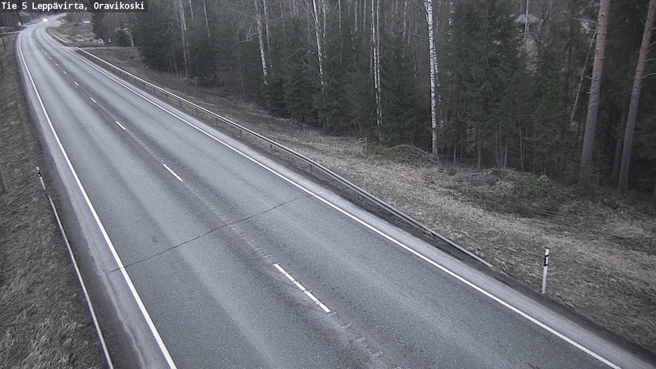 Kelikamerat Kuva Tie 5 Leppävirta, Oravikoski, Leppävirta, Pohjois-Savo