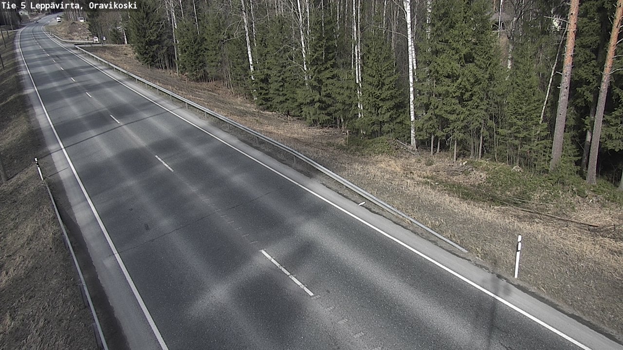 Kelikamerat Kuva Tie 5 Leppävirta, Oravikoski, Leppävirta, Pohjois-Savo
