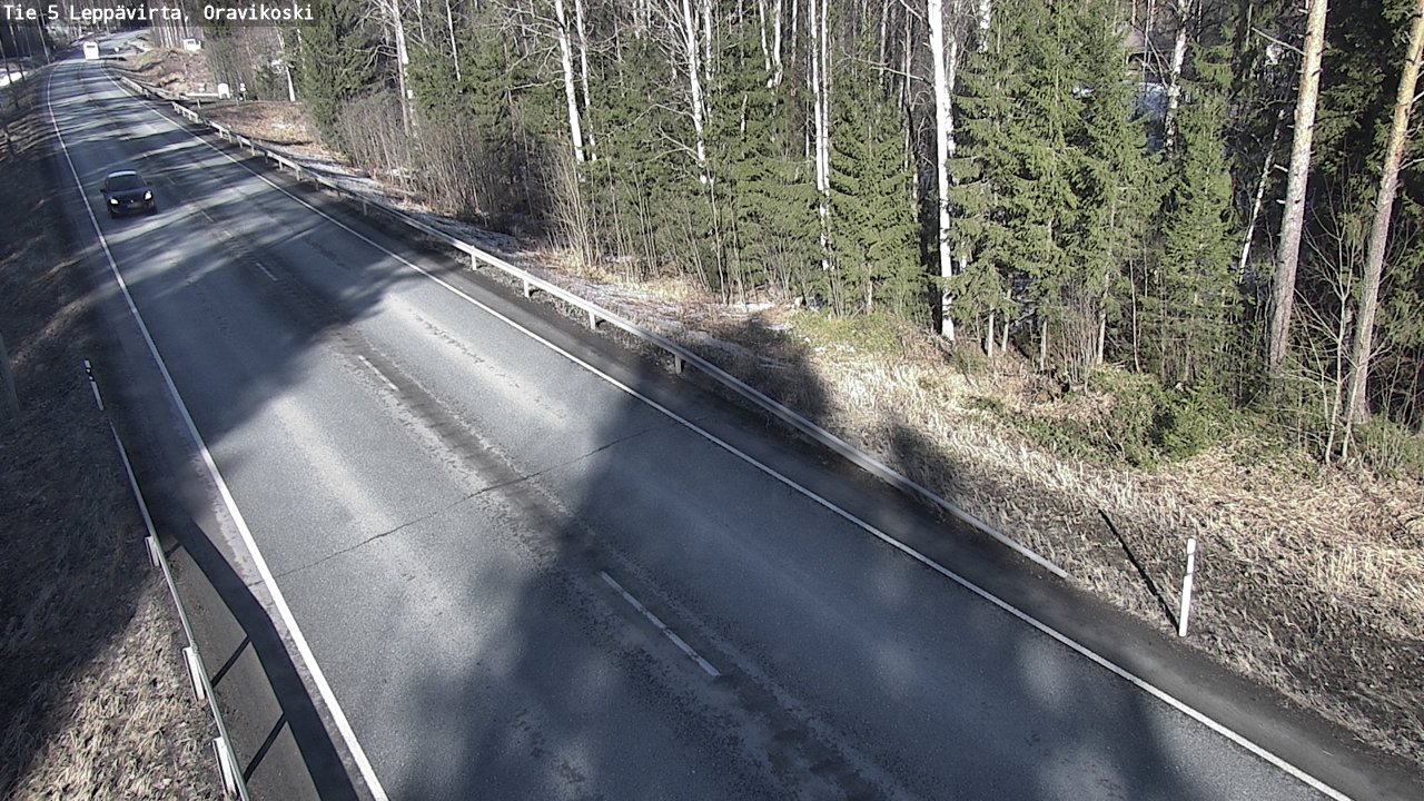 Kelikamerat Kuva Tie 5 Leppävirta, Oravikoski, Leppävirta, Pohjois-Savo