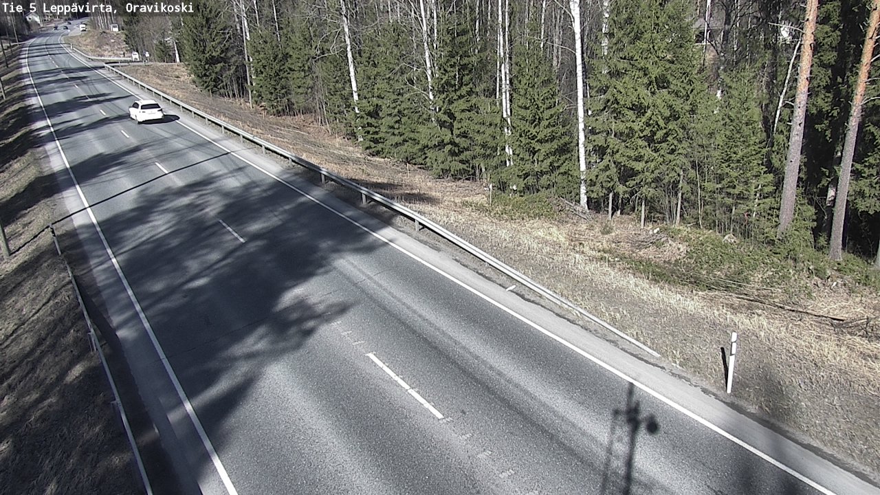 Kelikamerat Kuva Tie 5 Leppävirta, Oravikoski, Leppävirta, Pohjois-Savo