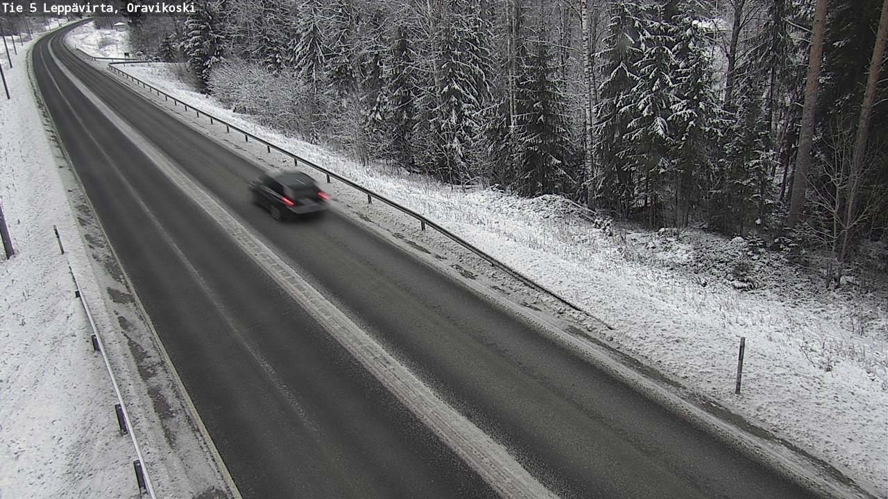 Kelikamerat Kuva Tie 5 Leppävirta, Oravikoski, Leppävirta, Pohjois-Savo