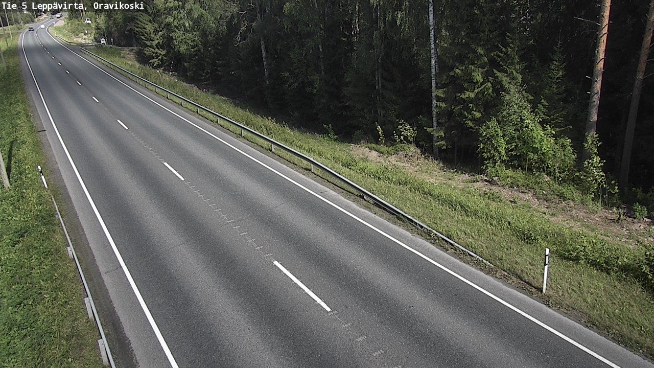 Kelikamerat Kuva Tie 5 Leppävirta, Oravikoski, Leppävirta, Pohjois-Savo