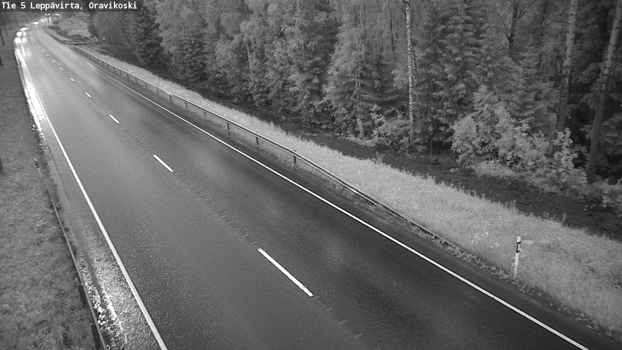 Weather Camera Image Road 5 Leppävirta, Oravikoski, Leppävirta, Pohjois-Savo