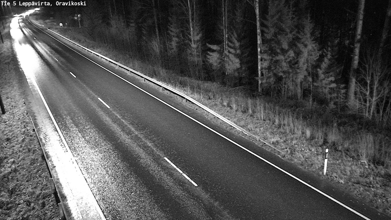 Weather Camera Image Road 5 Leppävirta, Oravikoski, Leppävirta, Pohjois-Savo