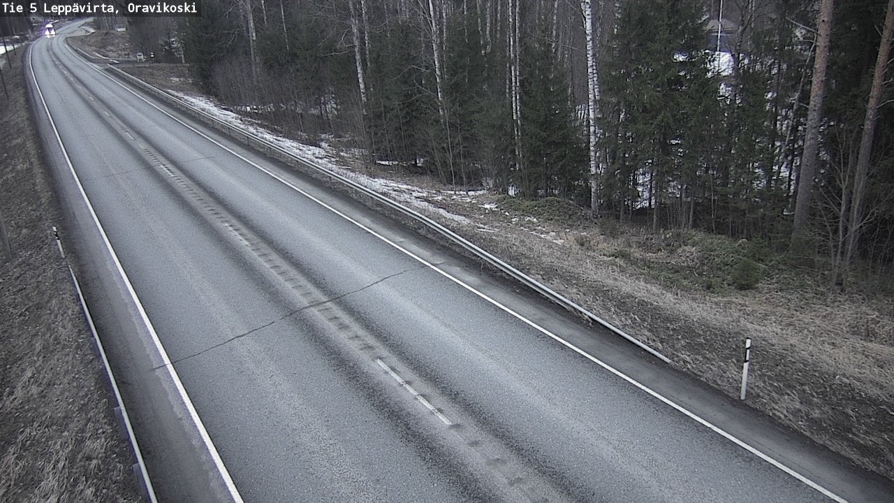 Kelikamerat Kuva Tie 5 Leppävirta, Oravikoski, Leppävirta, Pohjois-Savo