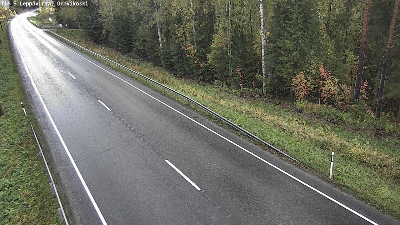Weather Camera Image Road 5 Leppävirta, Oravikoski, Leppävirta, Pohjois-Savo