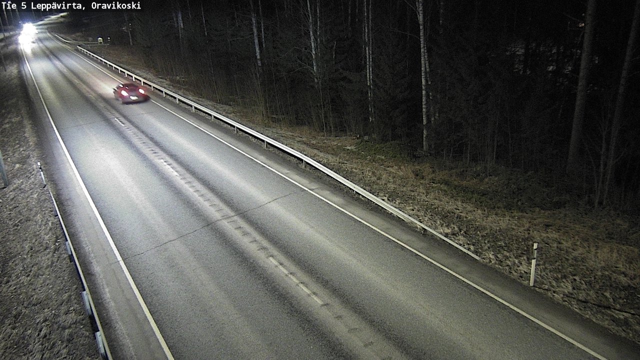 Kelikamerat Kuva Tie 5 Leppävirta, Oravikoski, Leppävirta, Pohjois-Savo