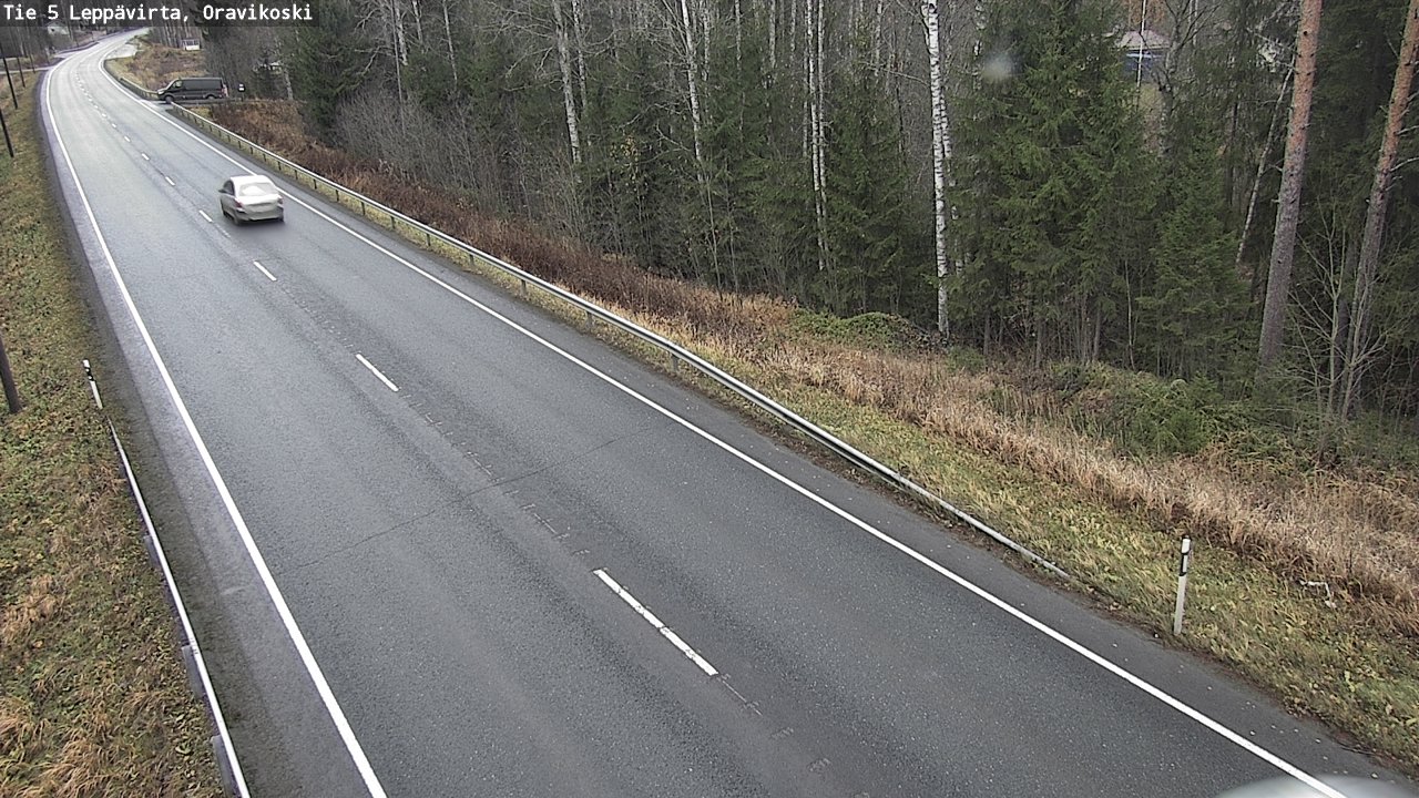 Weather Camera Image Väg 5 Leppävirta, Oravikoski, Leppävirta, Pohjois-Savo