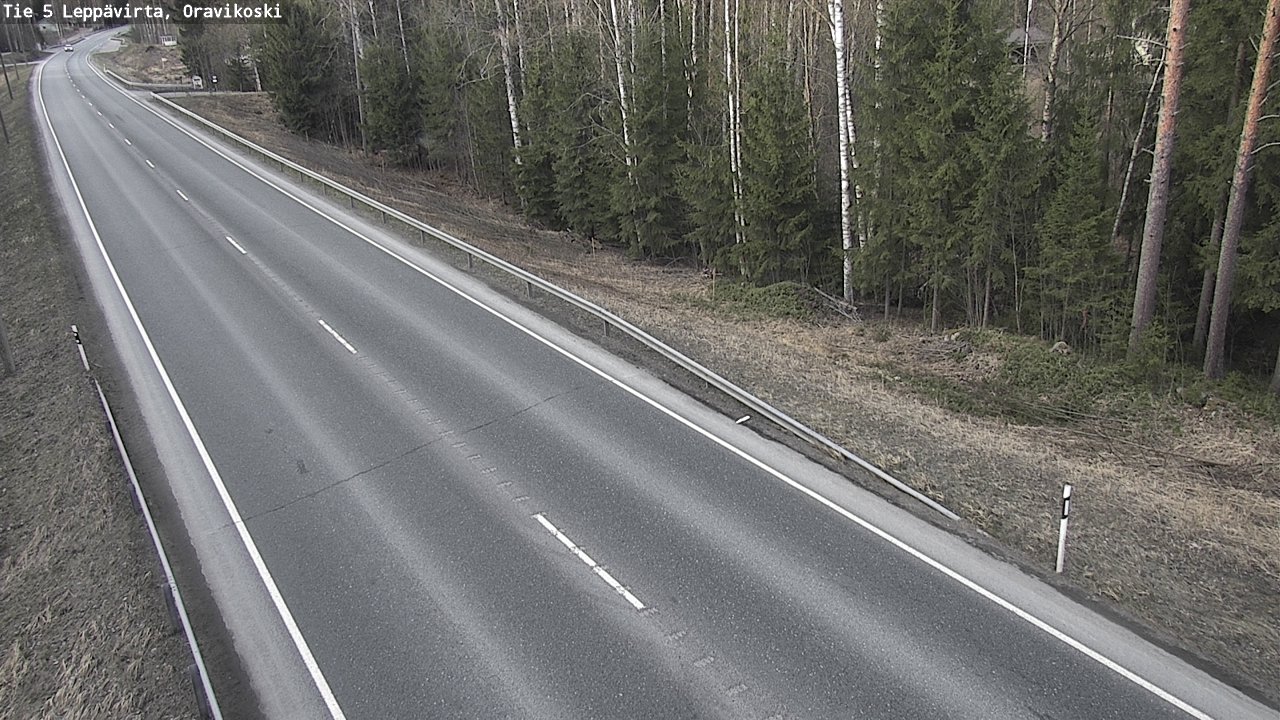 Kelikamerat Kuva Tie 5 Leppävirta, Oravikoski, Leppävirta, Pohjois-Savo