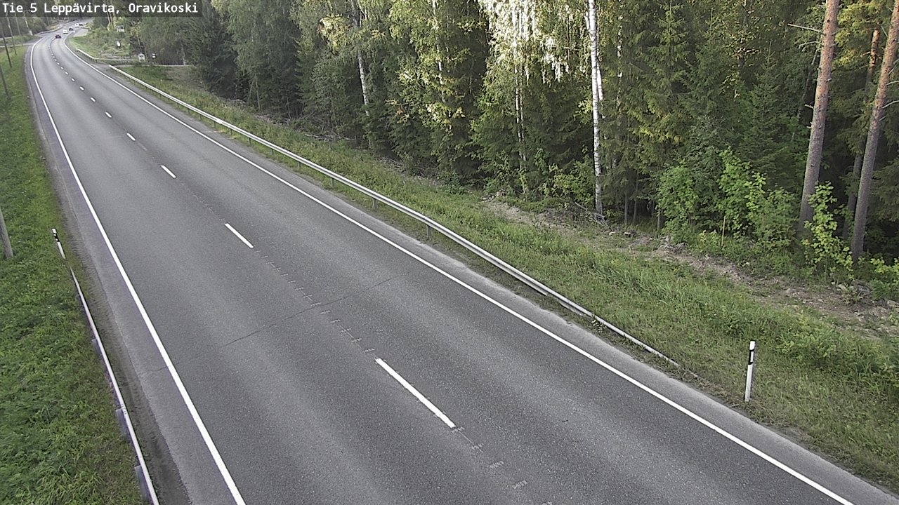 Kelikamerat Kuva Tie 5 Leppävirta, Oravikoski, Leppävirta, Pohjois-Savo