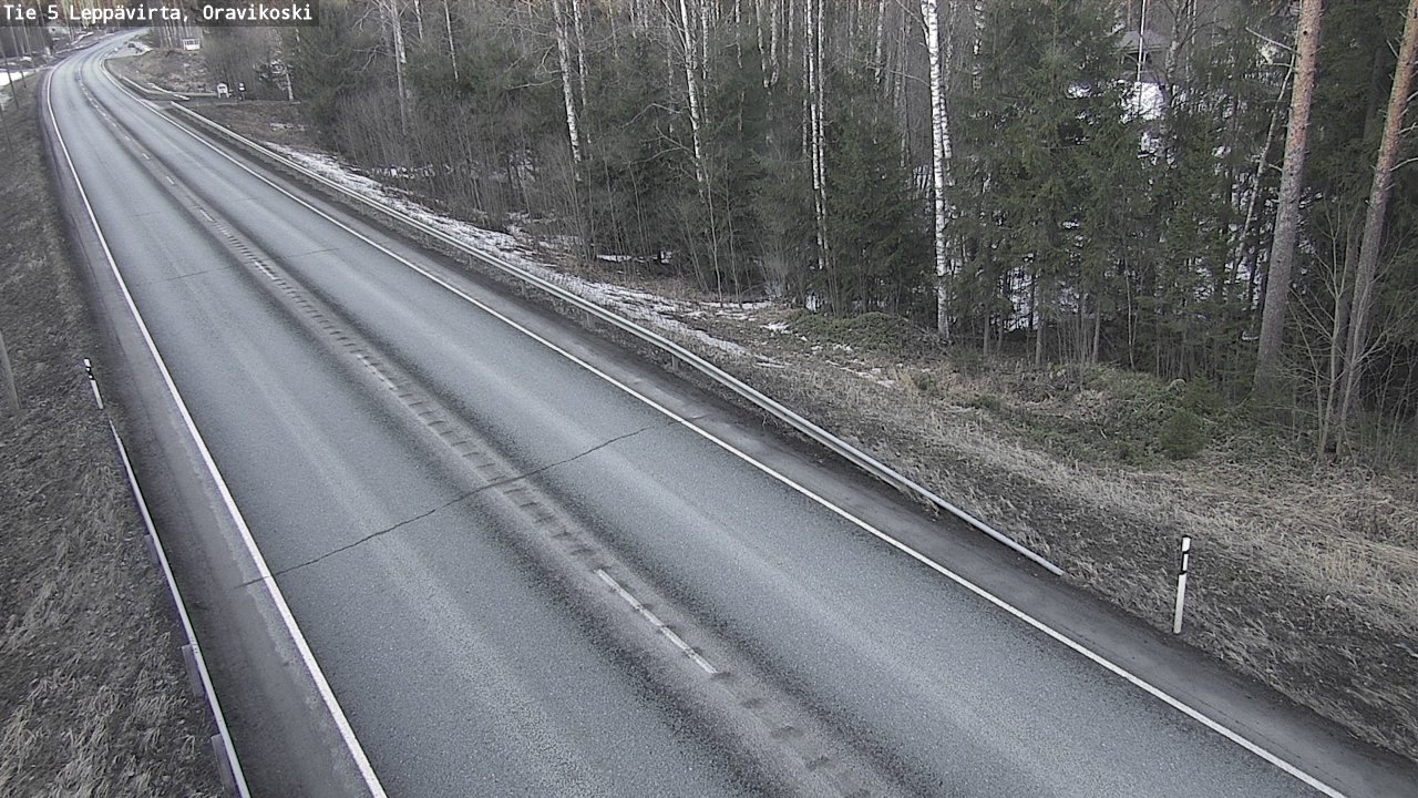 Kelikamerat Kuva Tie 5 Leppävirta, Oravikoski, Leppävirta, Pohjois-Savo