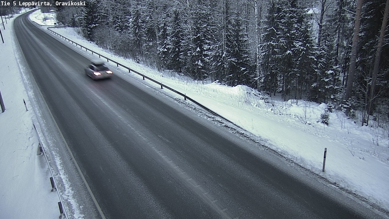 Kelikamerat Kuva Tie 5 Leppävirta, Oravikoski, Leppävirta, Pohjois-Savo