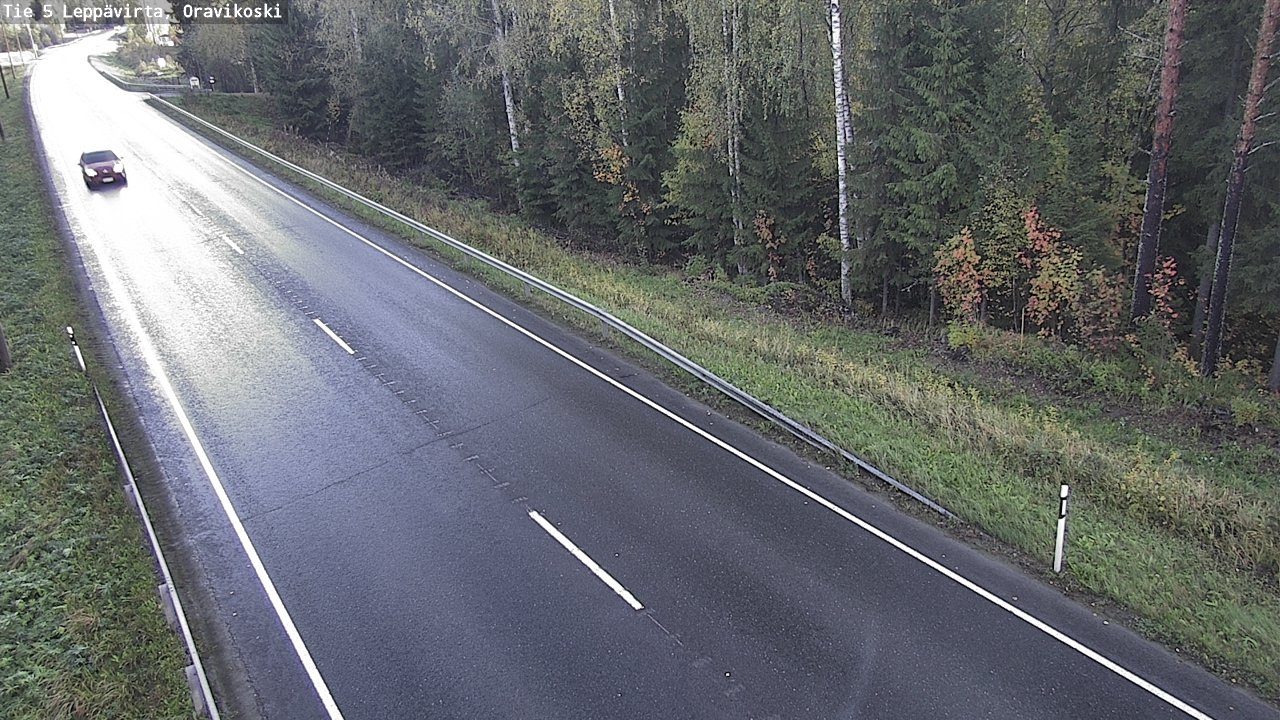 Kelikamerat Kuva Tie 5 Leppävirta, Oravikoski, Leppävirta, Pohjois-Savo