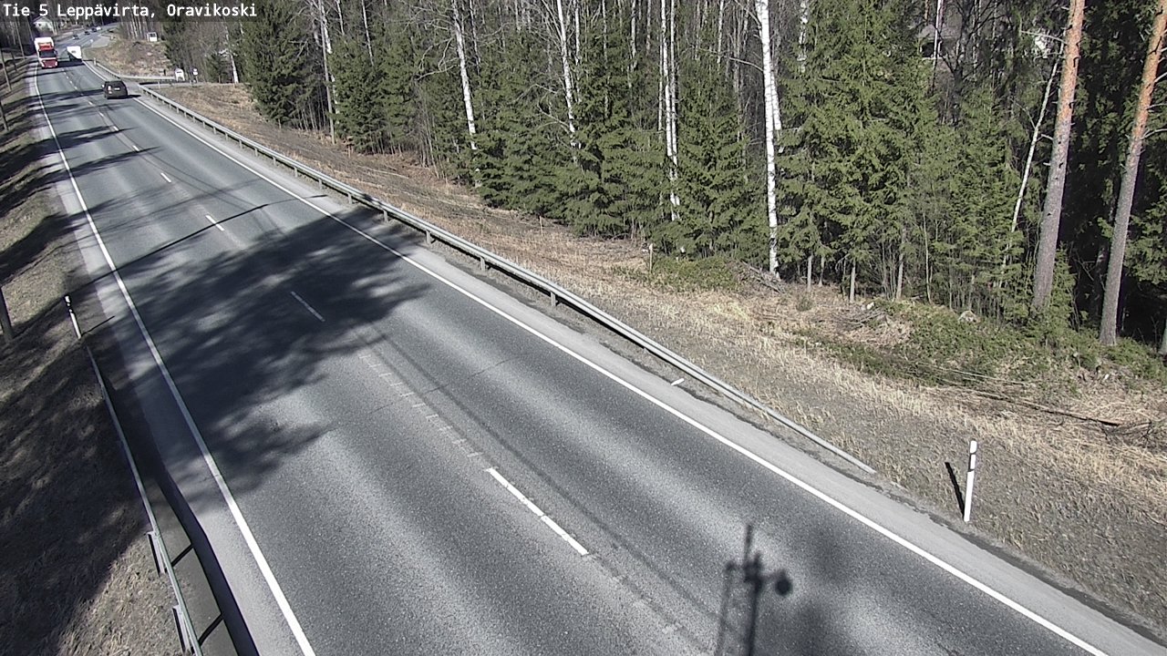 Kelikamerat Kuva Tie 5 Leppävirta, Oravikoski, Leppävirta, Pohjois-Savo