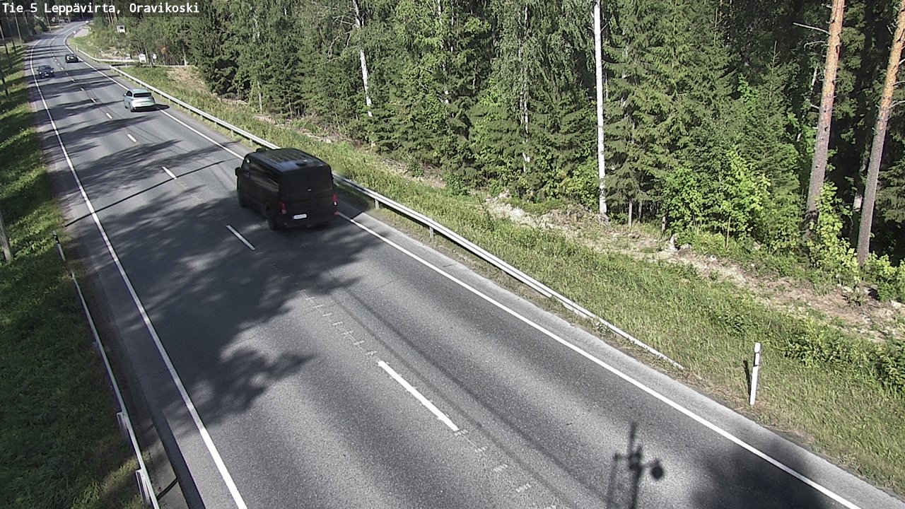 Kelikamerat Kuva Tie 5 Leppävirta, Oravikoski, Leppävirta, Pohjois-Savo