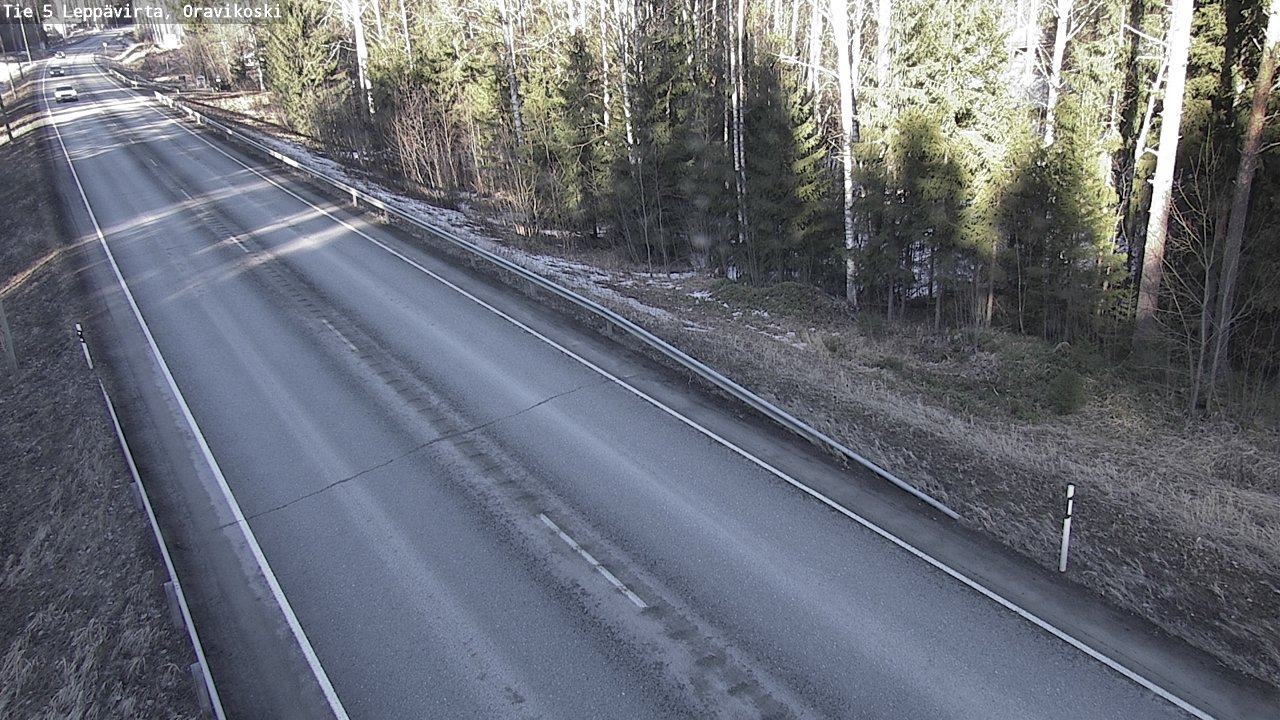 Kelikamerat Kuva Tie 5 Leppävirta, Oravikoski, Leppävirta, Pohjois-Savo