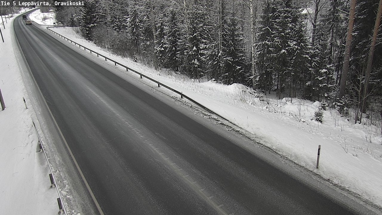 Kelikamerat Kuva Tie 5 Leppävirta, Oravikoski, Leppävirta, Pohjois-Savo