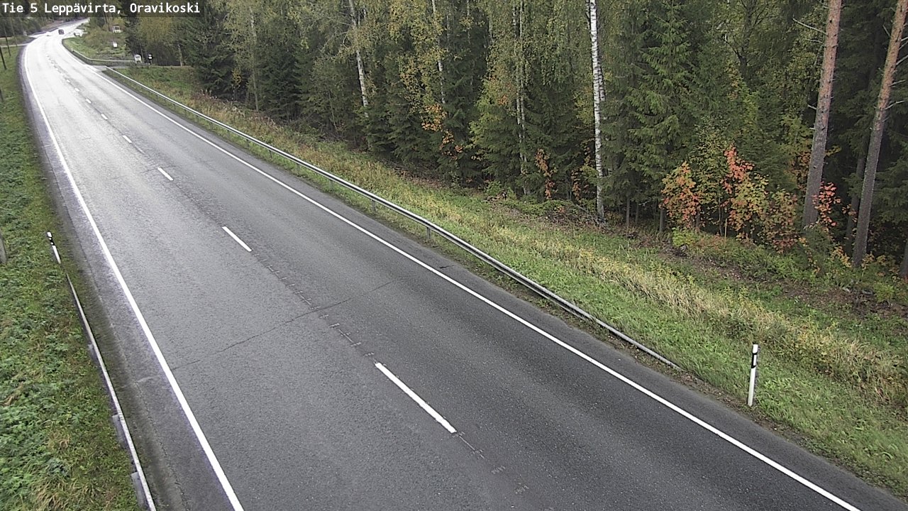 Kelikamerat Kuva Tie 5 Leppävirta, Oravikoski, Leppävirta, Pohjois-Savo