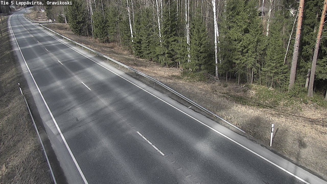 Kelikamerat Kuva Tie 5 Leppävirta, Oravikoski, Leppävirta, Pohjois-Savo