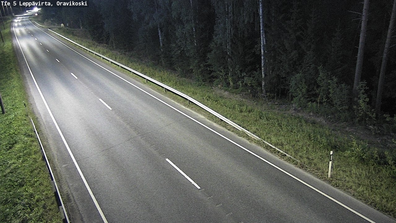 Kelikamerat Kuva Tie 5 Leppävirta, Oravikoski, Leppävirta, Pohjois-Savo