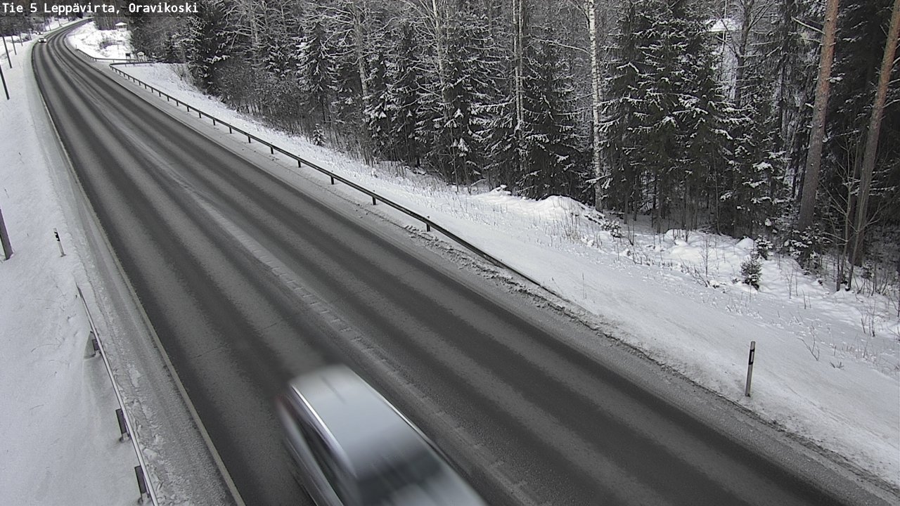 Kelikamerat Kuva Tie 5 Leppävirta, Oravikoski, Leppävirta, Pohjois-Savo