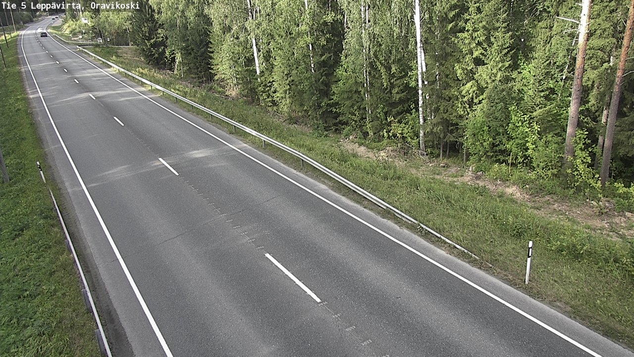Kelikamerat Kuva Tie 5 Leppävirta, Oravikoski, Leppävirta, Pohjois-Savo