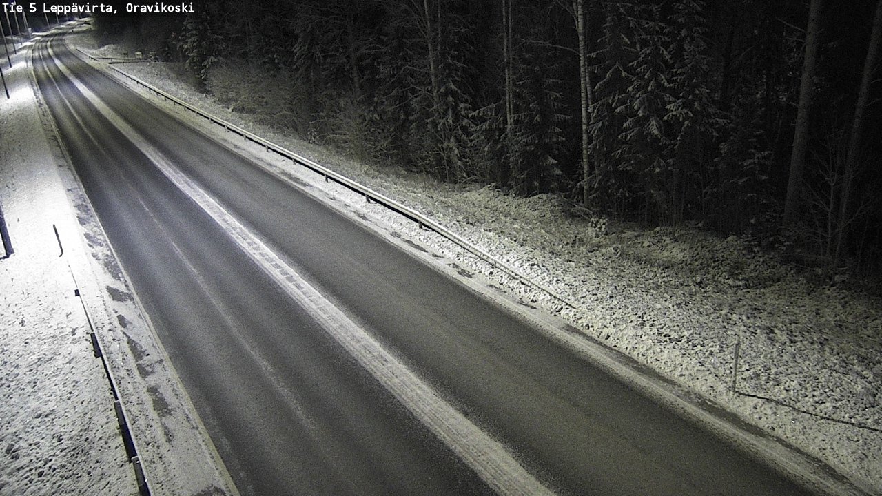 Kelikamerat Kuva Tie 5 Leppävirta, Oravikoski, Leppävirta, Pohjois-Savo