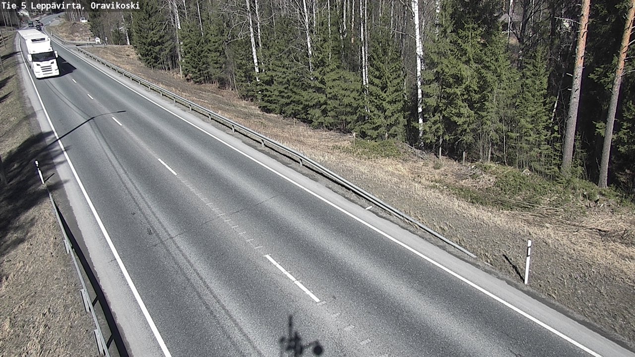 Kelikamerat Kuva Tie 5 Leppävirta, Oravikoski, Leppävirta, Pohjois-Savo
