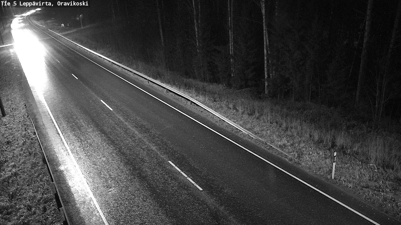 Weather Camera Image Road 5 Leppävirta, Oravikoski, Leppävirta, Pohjois-Savo