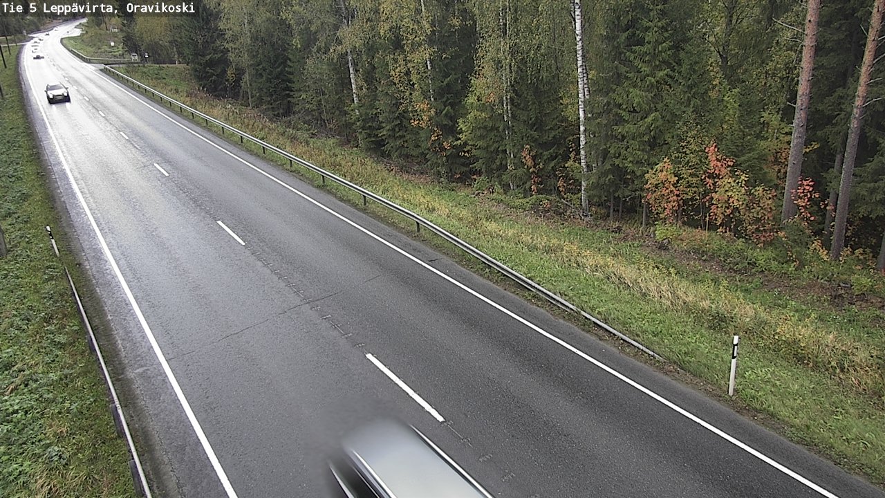 Kelikamerat Kuva Tie 5 Leppävirta, Oravikoski, Leppävirta, Pohjois-Savo