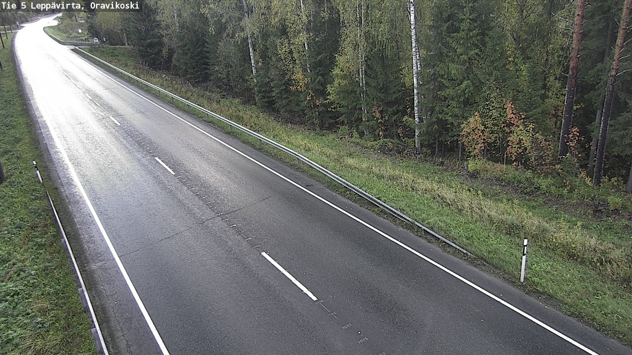 Kelikamerat Kuva Tie 5 Leppävirta, Oravikoski, Leppävirta, Pohjois-Savo