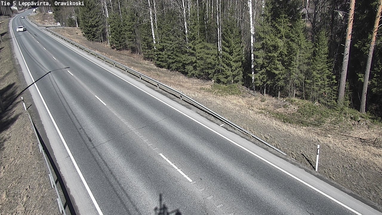 Kelikamerat Kuva Tie 5 Leppävirta, Oravikoski, Leppävirta, Pohjois-Savo