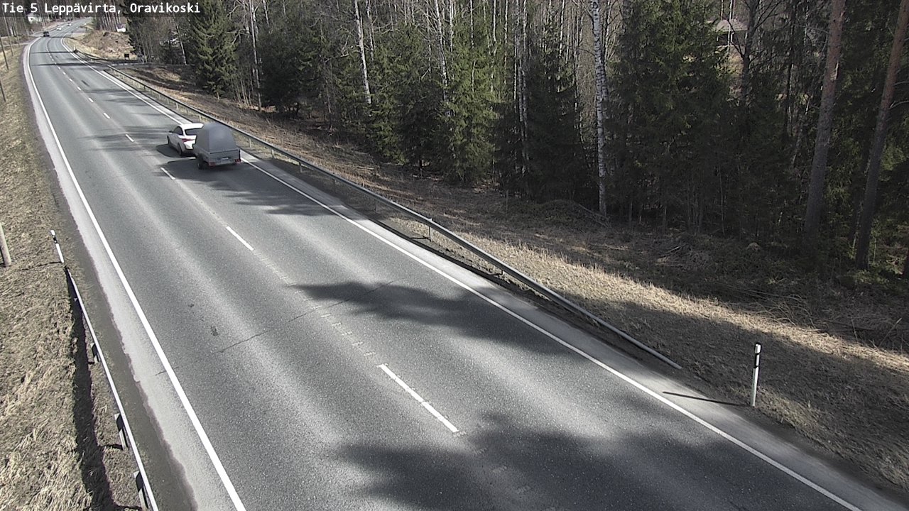 Kelikamerat Kuva Tie 5 Leppävirta, Oravikoski, Leppävirta, Pohjois-Savo