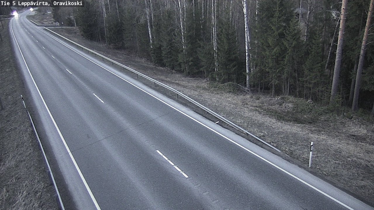 Kelikamerat Kuva Tie 5 Leppävirta, Oravikoski, Leppävirta, Pohjois-Savo