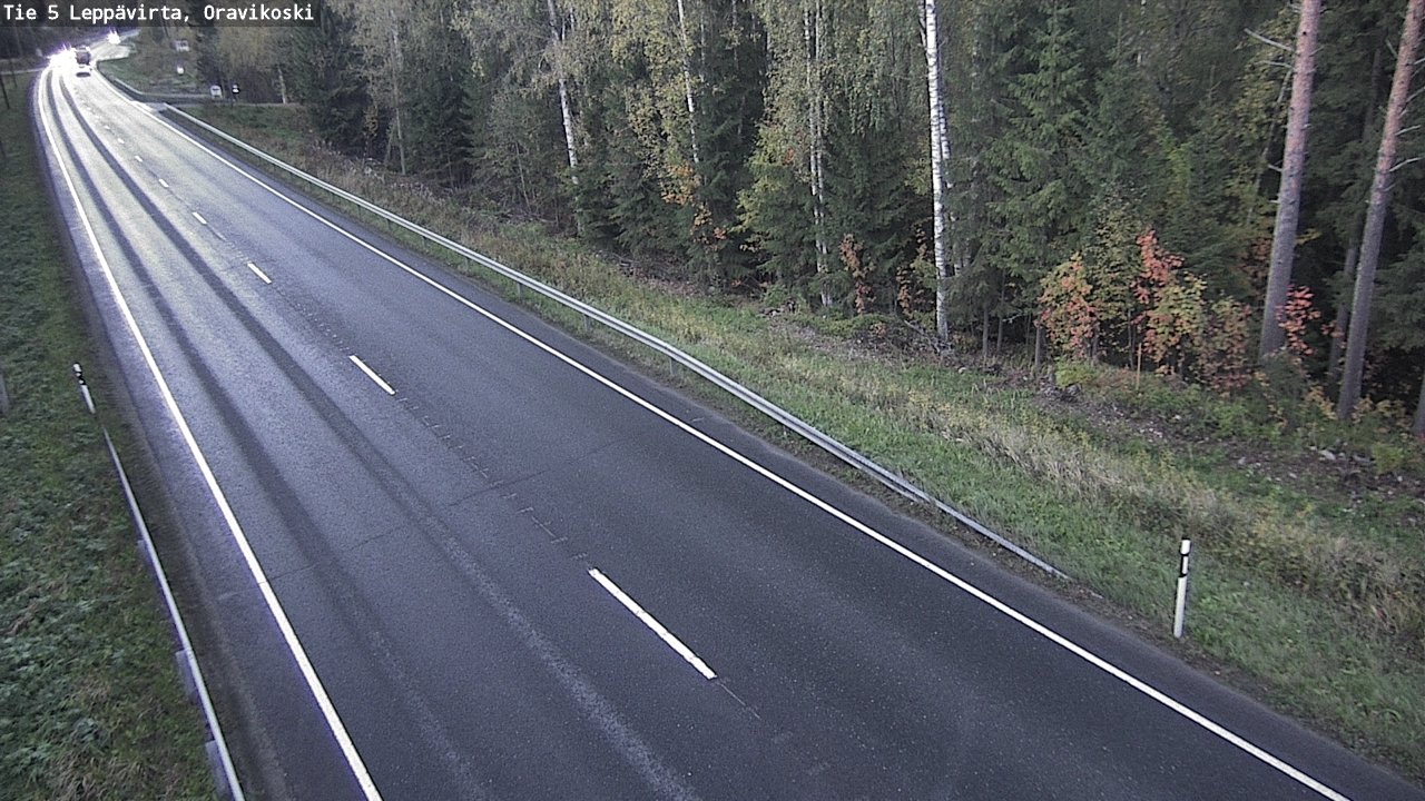 Kelikamerat Kuva Tie 5 Leppävirta, Oravikoski, Leppävirta, Pohjois-Savo