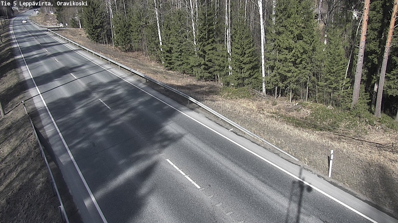 Kelikamerat Kuva Tie 5 Leppävirta, Oravikoski, Leppävirta, Pohjois-Savo