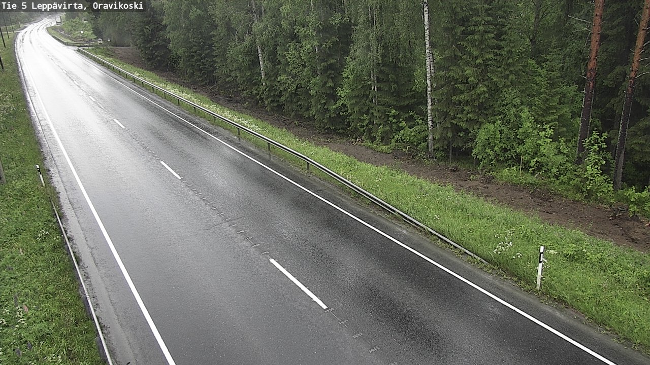 Kelikamerat Kuva Tie 5 Leppävirta, Oravikoski, Leppävirta, Pohjois-Savo