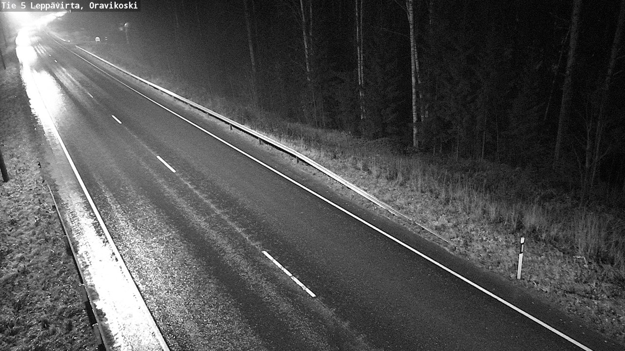 Weather Camera Image Road 5 Leppävirta, Oravikoski, Leppävirta, Pohjois-Savo