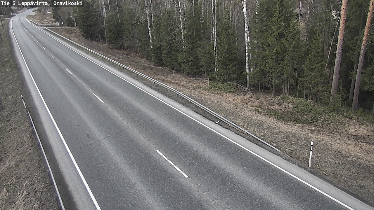 Kelikamerat Kuva Tie 5 Leppävirta, Oravikoski, Leppävirta, Pohjois-Savo