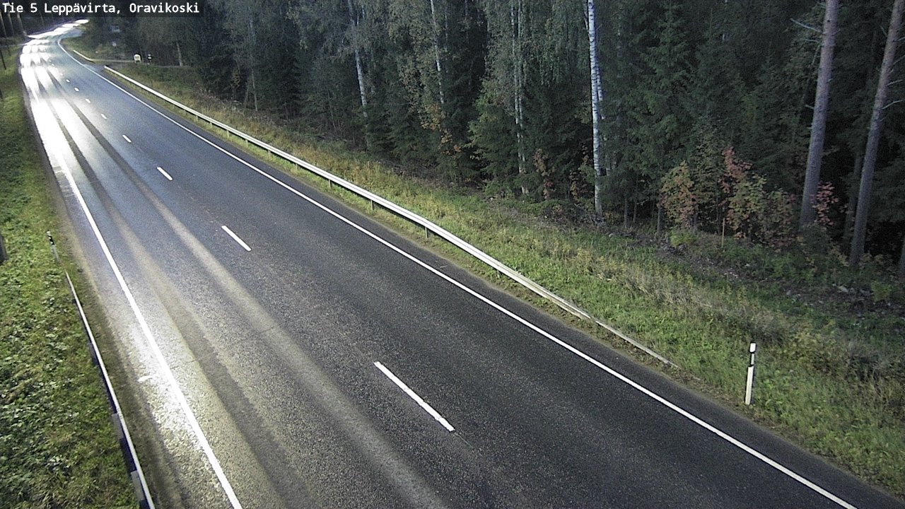 Kelikamerat Kuva Tie 5 Leppävirta, Oravikoski, Leppävirta, Pohjois-Savo
