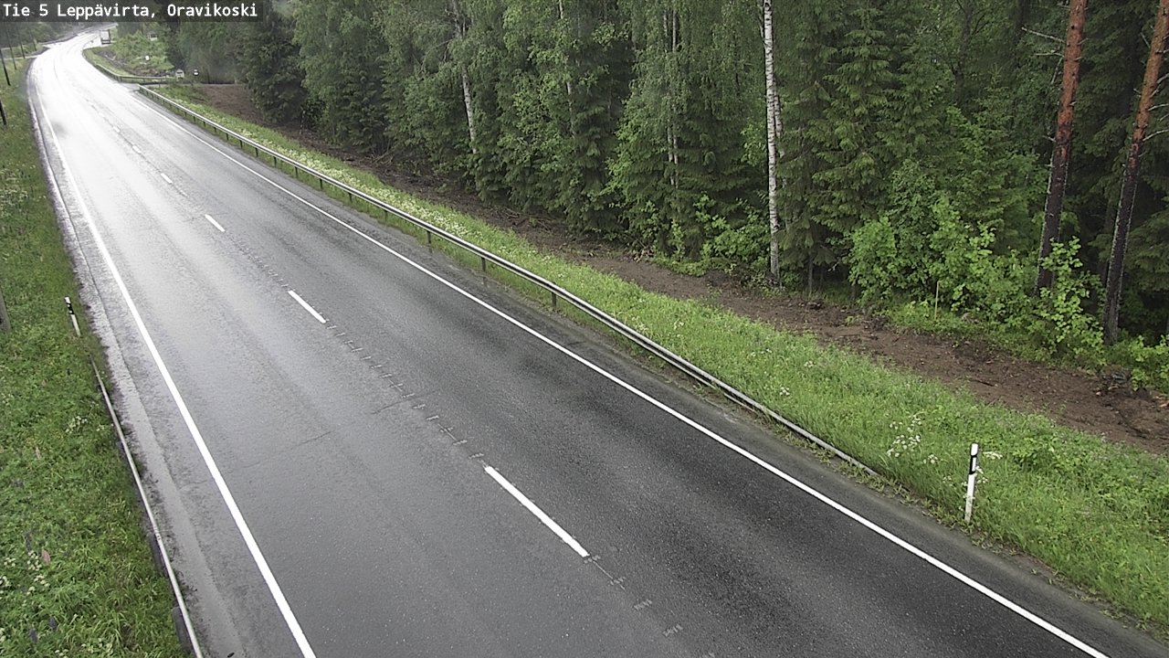 Kelikamerat Kuva Tie 5 Leppävirta, Oravikoski, Leppävirta, Pohjois-Savo