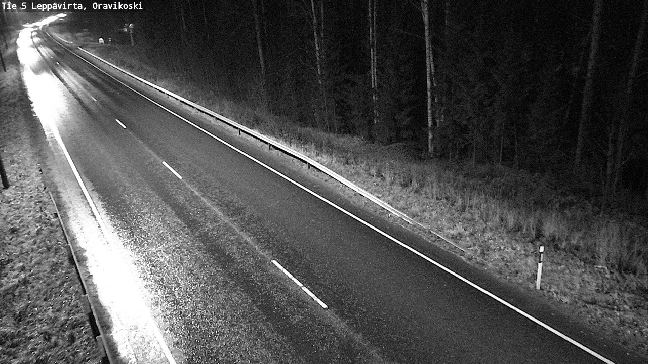 Weather Camera Image Road 5 Leppävirta, Oravikoski, Leppävirta, Pohjois-Savo