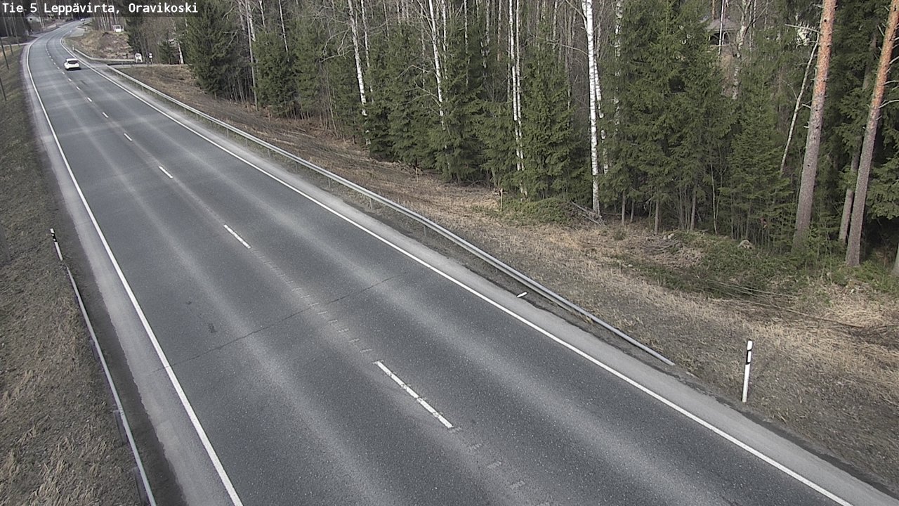 Kelikamerat Kuva Tie 5 Leppävirta, Oravikoski, Leppävirta, Pohjois-Savo