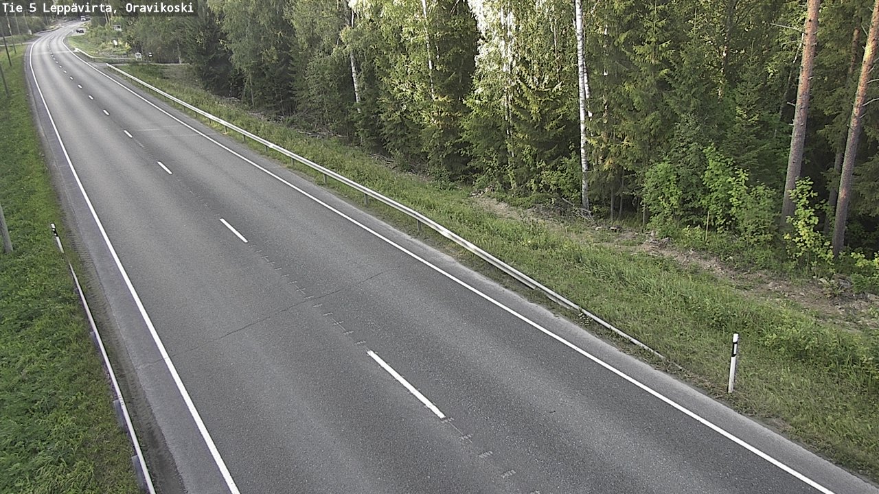 Kelikamerat Kuva Tie 5 Leppävirta, Oravikoski, Leppävirta, Pohjois-Savo