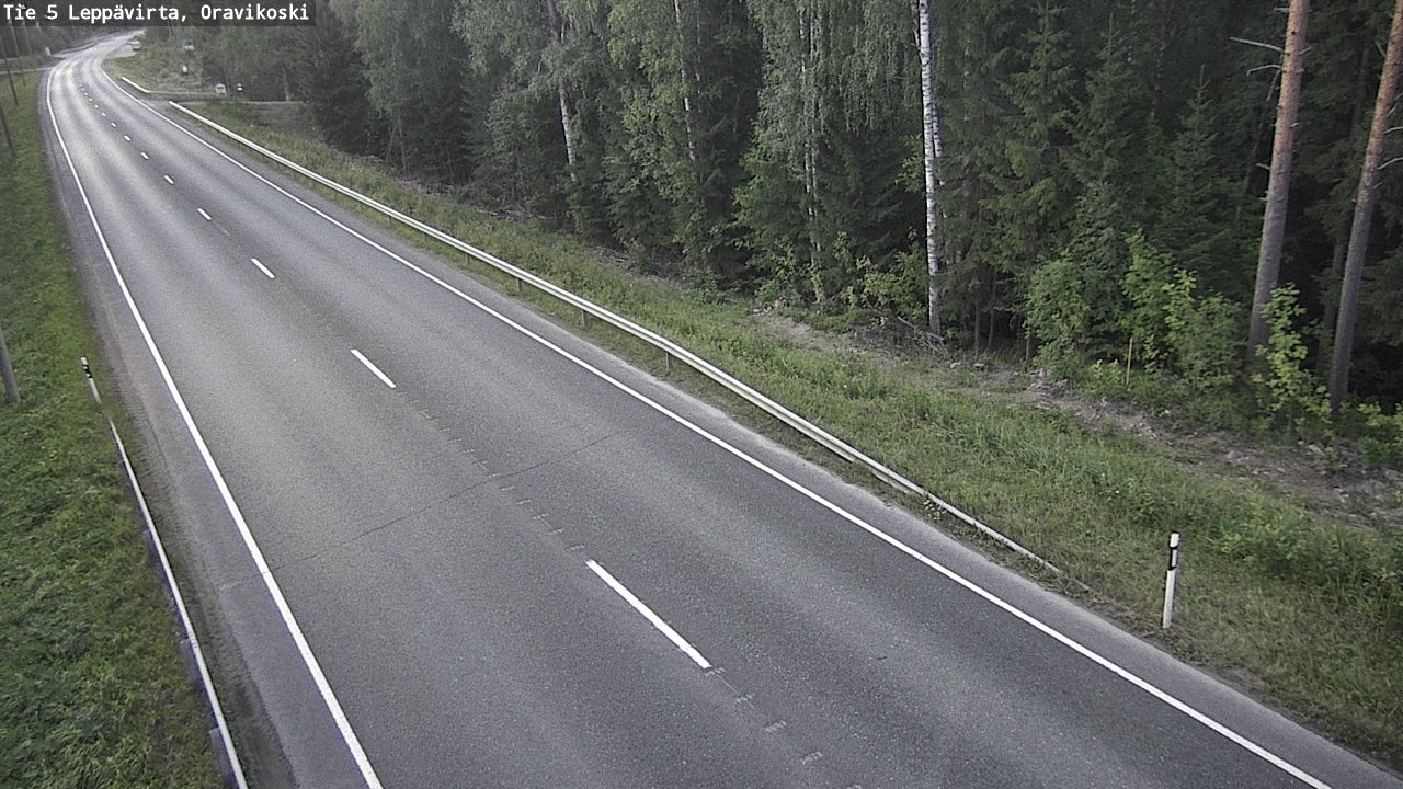 Kelikamerat Kuva Tie 5 Leppävirta, Oravikoski, Leppävirta, Pohjois-Savo