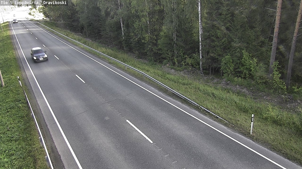 Kelikamerat Kuva Tie 5 Leppävirta, Oravikoski, Leppävirta, Pohjois-Savo