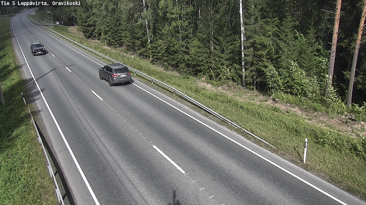 Kelikamerat Kuva Tie 5 Leppävirta, Oravikoski, Leppävirta, Pohjois-Savo