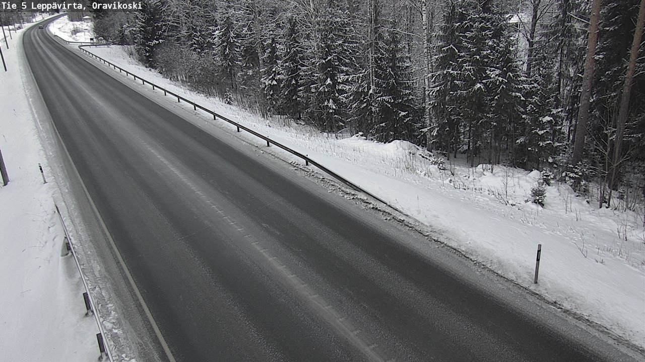 Kelikamerat Kuva Tie 5 Leppävirta, Oravikoski, Leppävirta, Pohjois-Savo